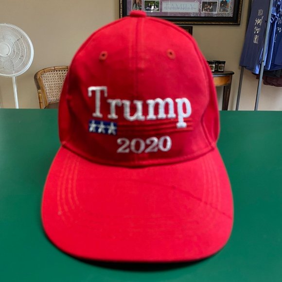 Trump 2020 Presidential Campaign Red Baseball Cap Embroidered - Picture 1 of 7